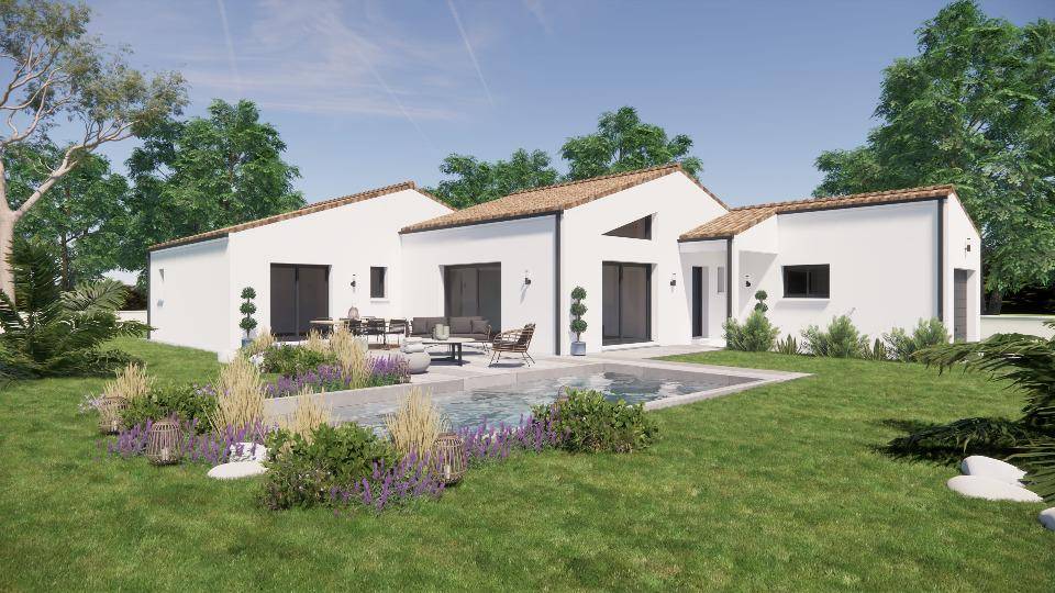 Programme terrain + maison à Puymoyen en Charente (16) de 130 m² à vendre au prix de 670000€ - 2