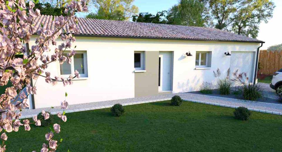 Programme terrain + maison à Varennes en Dordogne (24) de 80 m² à vendre au prix de 199000€ - 1
