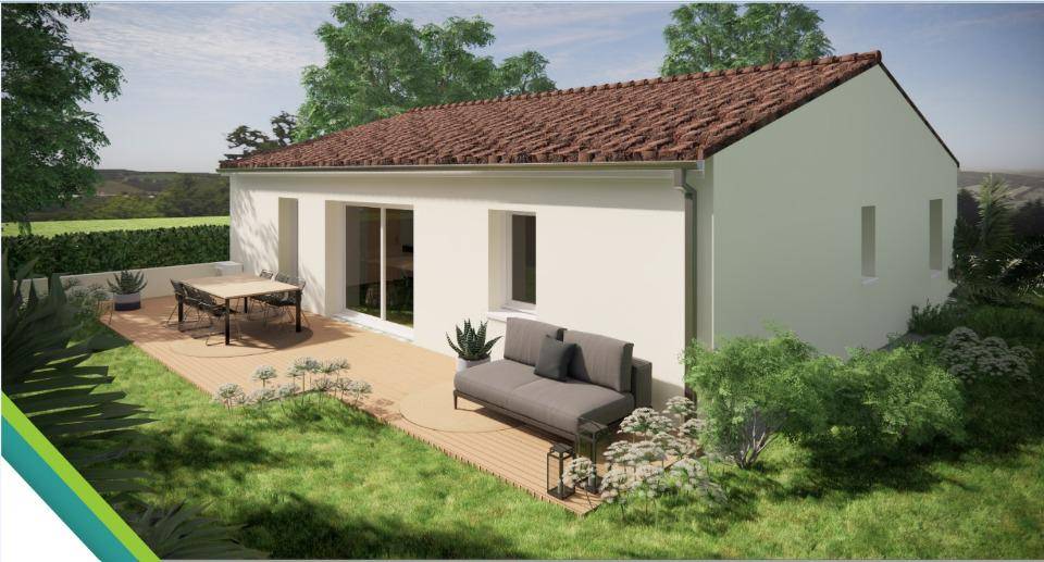Programme terrain + maison à Tesson en Charente-Maritime (17) de 85 m² à vendre au prix de 210000€ - 2