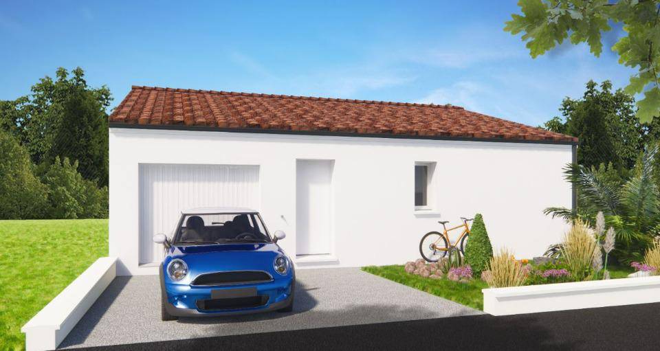 Programme terrain + maison à Saint-Porchaire en Charente-Maritime (17) de 90 m² à vendre au prix de 249900€ - 2