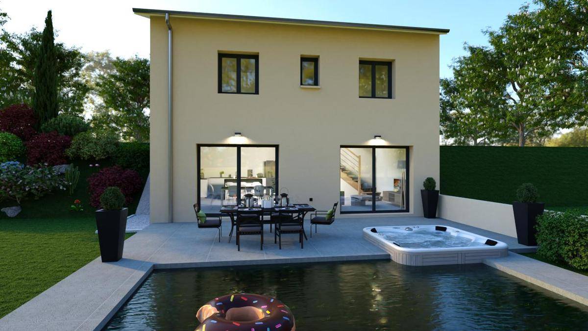 Programme terrain + maison à Montchal en Loire (42) de 93 m² à vendre au prix de 202644€ - 4