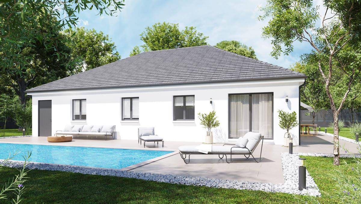 Programme terrain + maison à Dun-sur-Auron en Cher (18) de 100 m² à vendre au prix de 170091€ - 2
