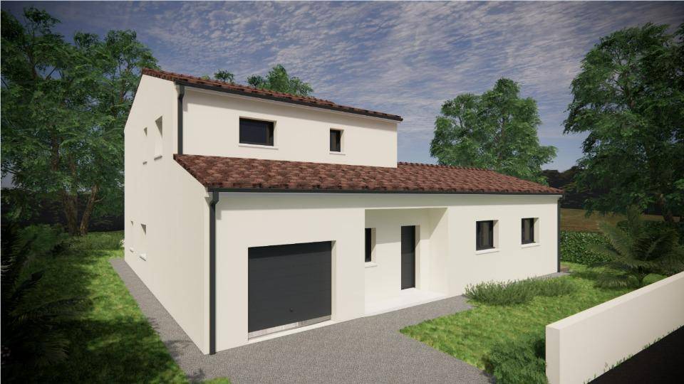 Programme terrain + maison à La Rochefoucauld-en-Angoumois en Charente (16) de 143 m² à vendre au prix de 331300€ - 2