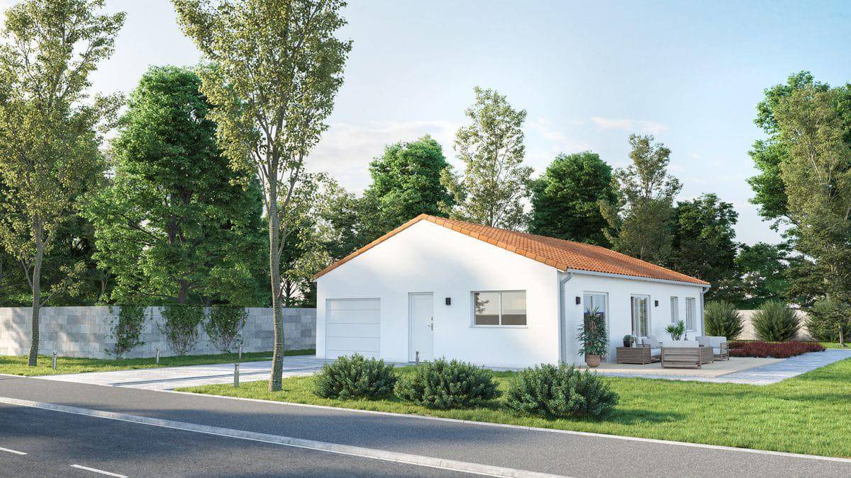 Programme terrain + maison à Saint-Gérand-le-Puy en Allier (03) de 92 m² à vendre au prix de 181472€ - 2