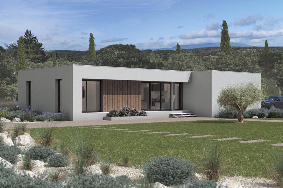 Programme terrain + maison à Pechbusque en Haute-Garonne (31) de 95 m² à vendre au prix de 522375€ - 1