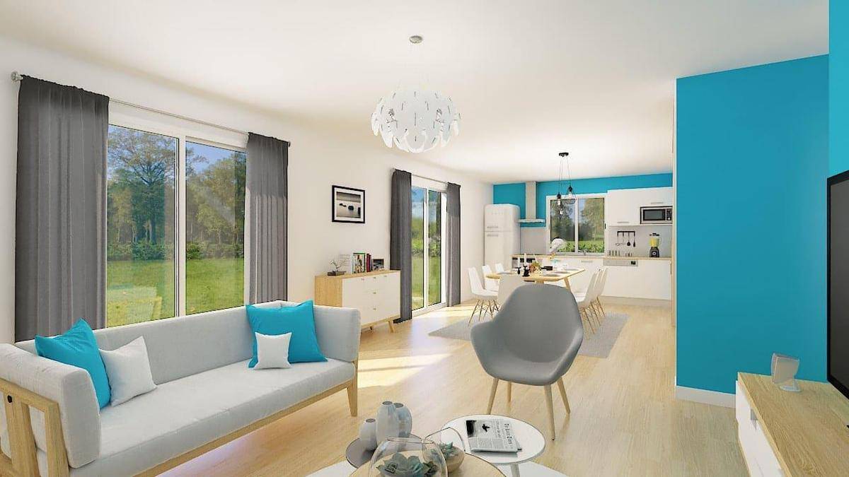 Programme terrain + maison à Ballon-Saint Mars en Sarthe (72) de 106 m² à vendre au prix de 230414€ - 3