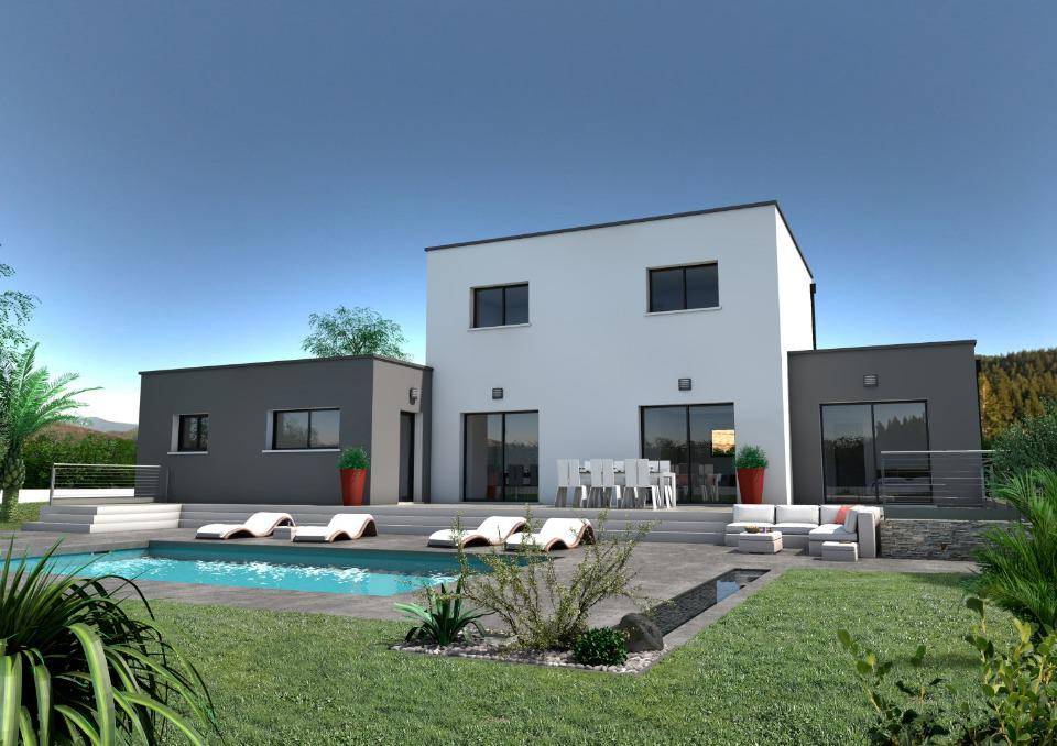 Programme terrain + maison à Villeneuve-la-Comptal en Aude (11) de 138 m² à vendre au prix de 352691€ - 1