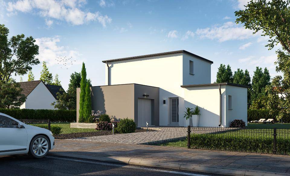 Programme terrain + maison à Pont-Scorff en Morbihan (56) de 84 m² à vendre au prix de 292000€ - 2