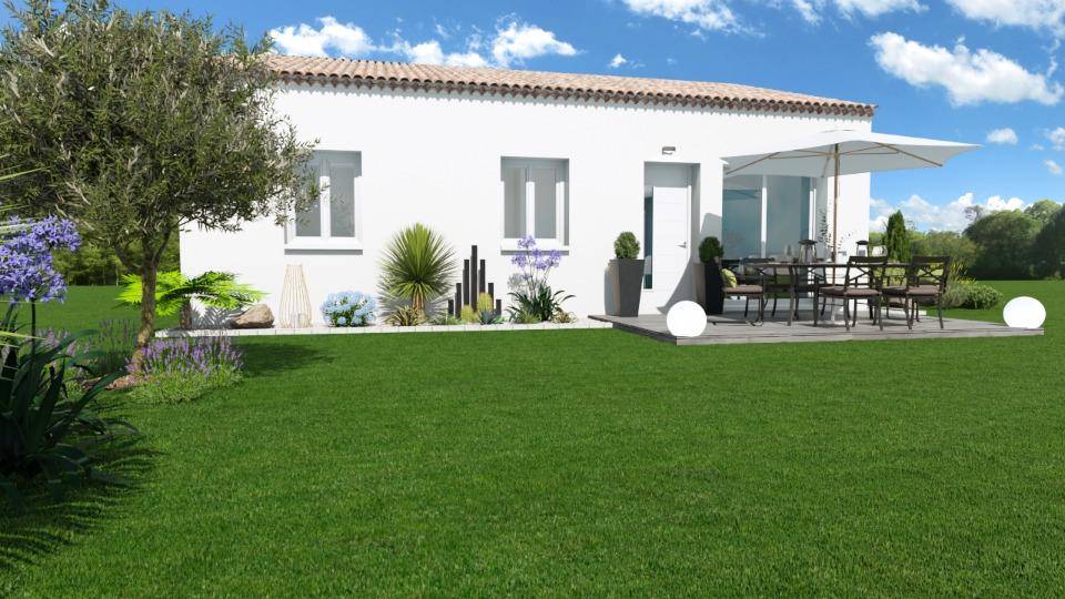 Programme terrain + maison à Chomérac en Ardèche (07) de 73 m² à vendre au prix de 210000€ - 2
