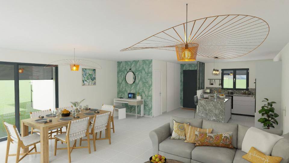 Programme terrain + maison à Vinezac en Ardèche (07) de 125 m² à vendre au prix de 310500€ - 3