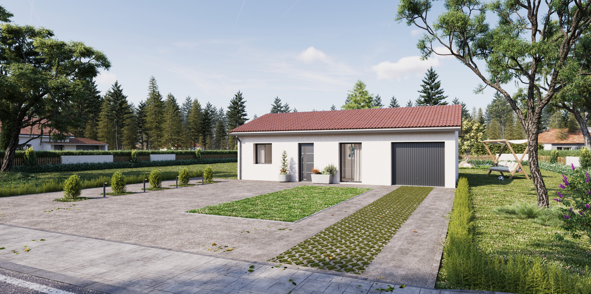 Programme terrain + maison à Trept en Isère (38) de 56 m² à vendre au prix de 245000€