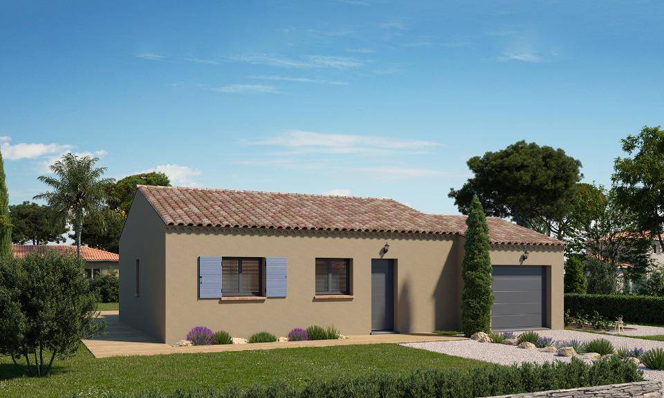 Programme terrain + maison à Saint-Martin-de-Villereglan en Aude (11) de 71 m² à vendre au prix de 153900€ - 1