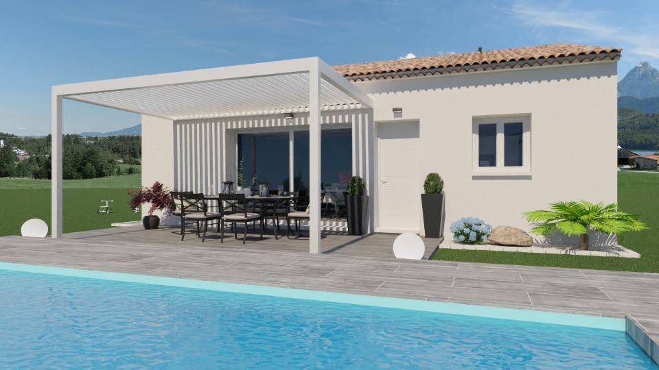 Programme terrain + maison à Chomérac en Ardèche (07) de 90 m² à vendre au prix de 233500€ - 3