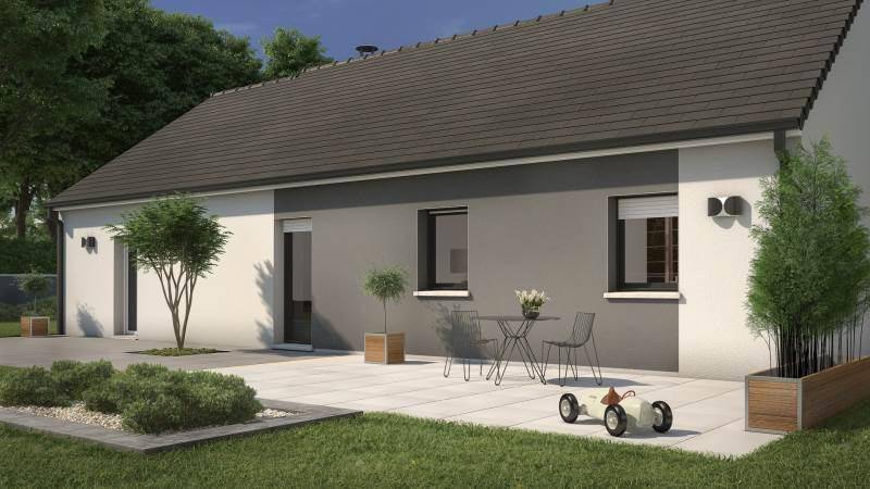 Programme terrain + maison à Freneuse en Yvelines (78) de 92 m² à vendre au prix de 235000€ - 2