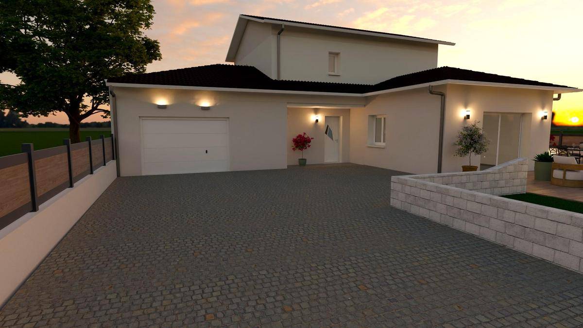 Programme terrain + maison à Thil en Ain (01) de 100 m² à vendre au prix de 550000€ - 2