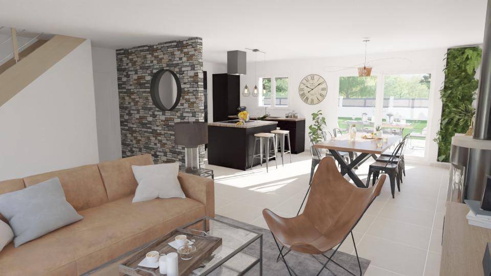 Programme terrain + maison à Avesnes-le-Comte en Pas-de-Calais (62) de 110 m² à vendre au prix de 211002€ - 3