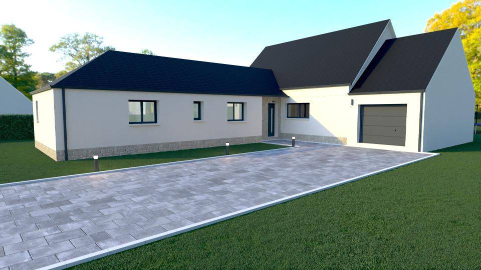 Programme terrain + maison à Émalleville en Eure (27) de 140 m² à vendre au prix de 355000€ - 1