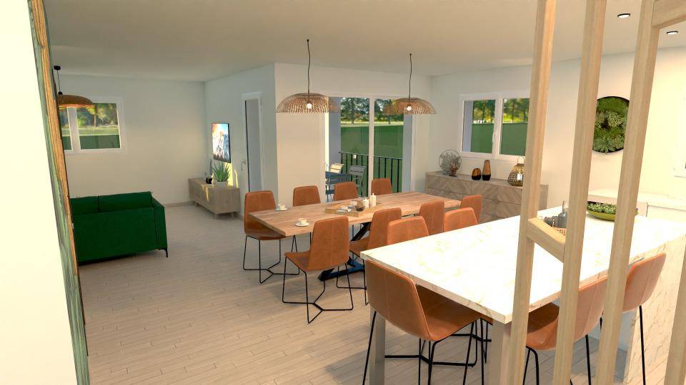 Programme terrain + maison à Vals-les-Bains en Ardèche (07) de 105 m² à vendre au prix de 364850€ - 3