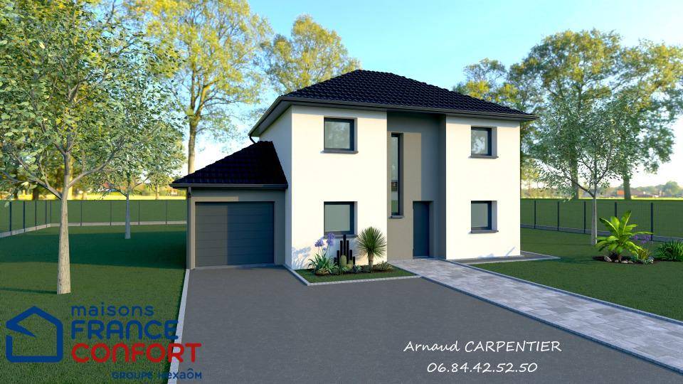 Programme terrain + maison à Liévin en Pas-de-Calais (62) de 100 m² à vendre au prix de 241522€ - 1