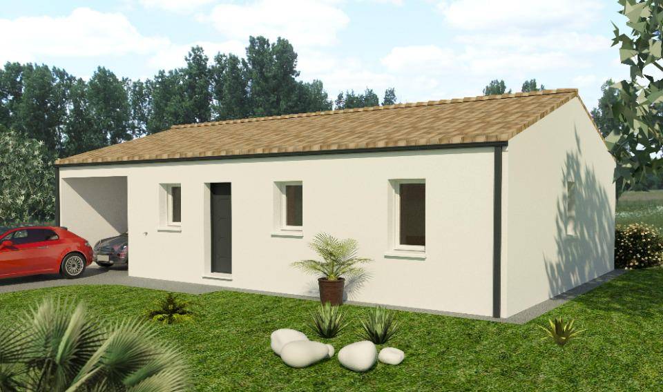 Programme terrain + maison à Angoulême en Charente (16) de 72 m² à vendre au prix de 186000€ - 2
