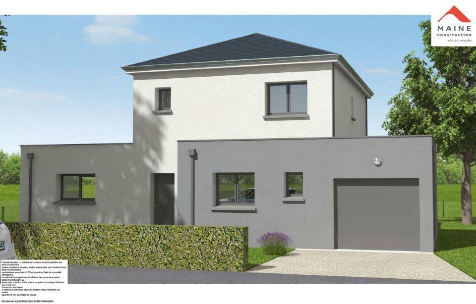 Programme terrain + maison à Pruillé-le-Chétif en Sarthe (72) de 124 m² à vendre au prix de 339000€ - 1