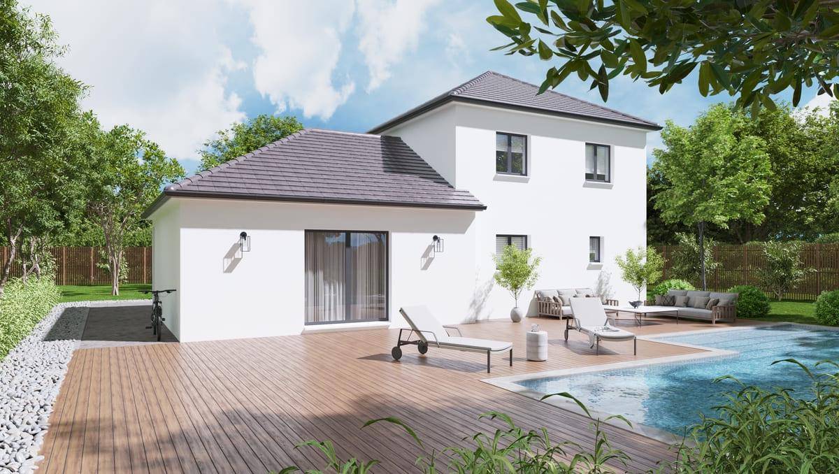 Programme terrain + maison à Vitreux en Jura (39) de 82 m² à vendre au prix de 208580€ - 2