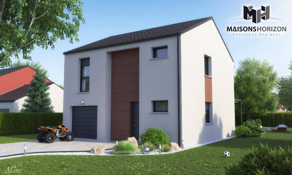 Terrain seul à Lorry-Mardigny en Moselle (57) de 503 m² à vendre au prix de 58360€ - 3