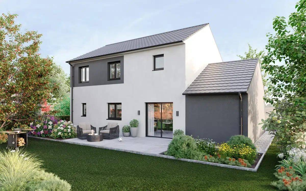 Programme terrain + maison à Œting en Moselle (57) de 99 m² à vendre au prix de 297871€ - 2