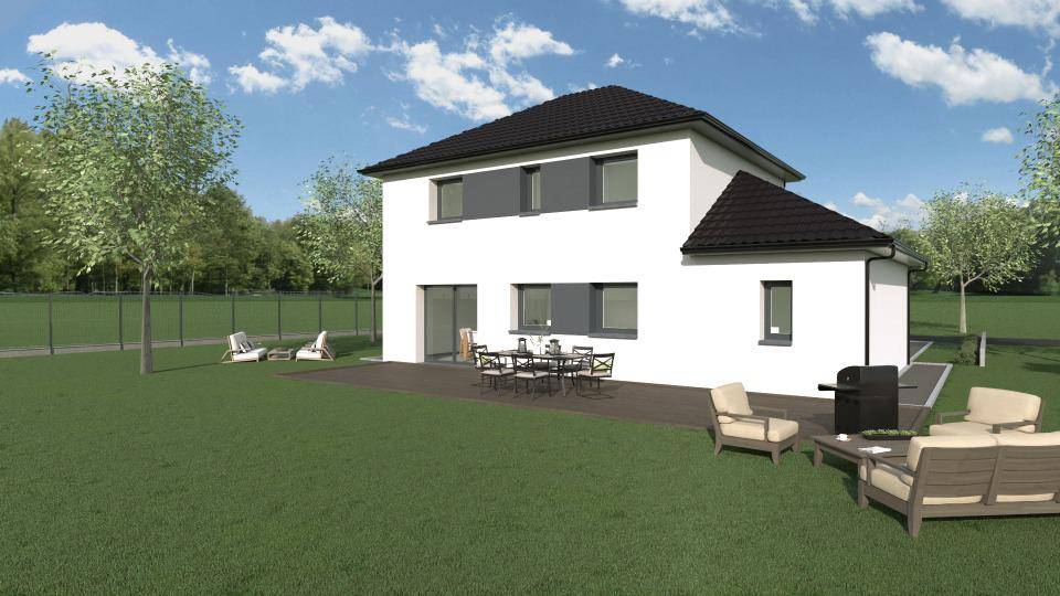 Programme terrain + maison à Bruay-la-Buissière en Pas-de-Calais (62) de 105 m² à vendre au prix de 234400€ - 2