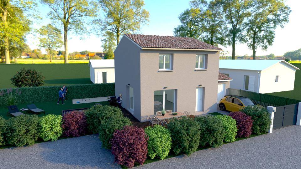 Programme terrain + maison à Saint-Jean en Haute-Garonne (31) de 85 m² à vendre au prix de 340000€ - 1
