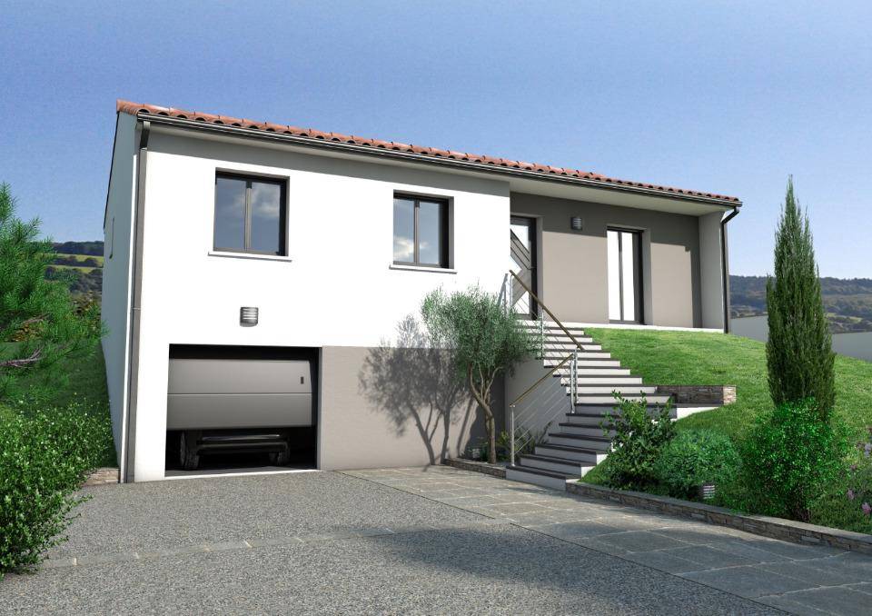 Programme terrain + maison à Lacaune en Tarn (81) de 82 m² à vendre au prix de 192460€ - 1