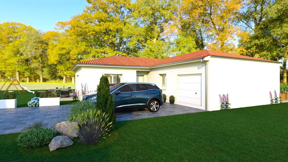 Programme terrain + maison à Saint-Just-Saint-Rambert en Loire (42) de 100 m² à vendre au prix de 249600€ - 3