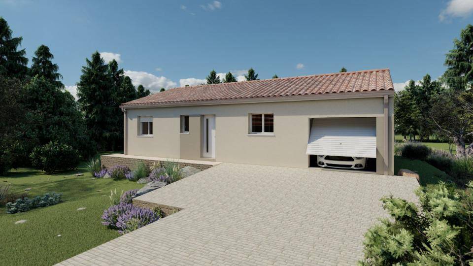Programme terrain + maison à Saint-Sulpice-de-Faleyrens en Gironde (33) de 80 m² à vendre au prix de 218000€ - 3