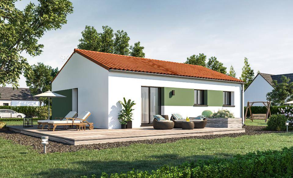 Programme terrain + maison à Saint-Aignan-Grandlieu en Loire-Atlantique (44) de 77 m² à vendre au prix de 280000€ - 1