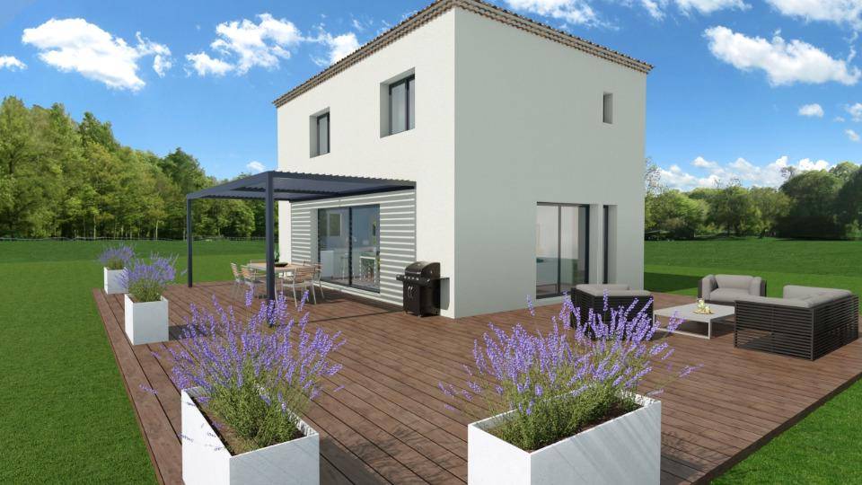 Programme terrain + maison à Teyran en Hérault (34) de 95 m² à vendre au prix de 329000€ - 1