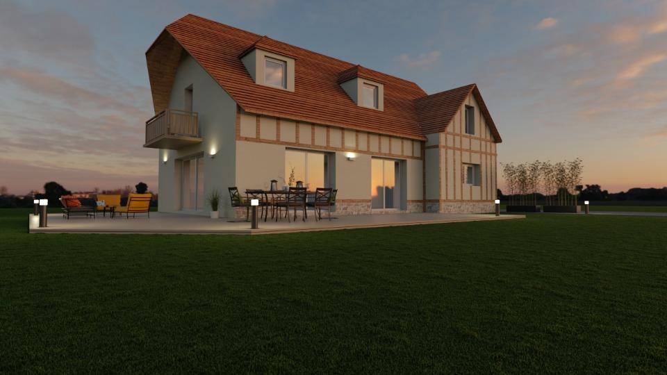 Programme terrain + maison à Grangues en Calvados (14) de 140 m² à vendre au prix de 563000€ - 1