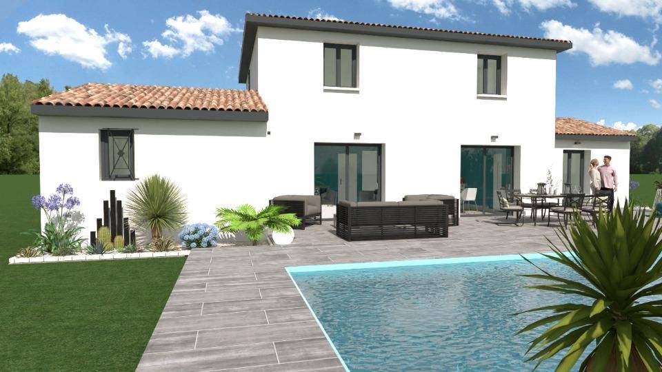 Programme terrain + maison à Allex en Drôme (26) de 110 m² à vendre au prix de 365250€ - 3