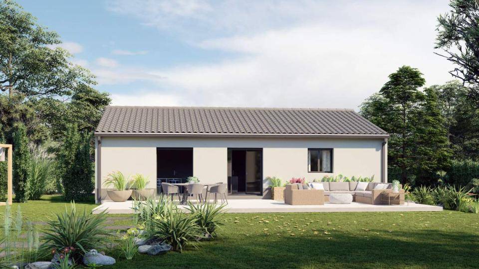Programme terrain + maison à Pomport en Dordogne (24) de 85 m² à vendre au prix de 222000€ - 3