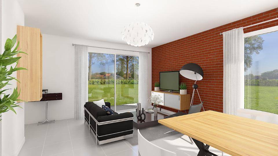 Programme terrain + maison à L'Isle-d'Abeau en Isère (38) de 100 m² à vendre au prix de 295000€ - 4