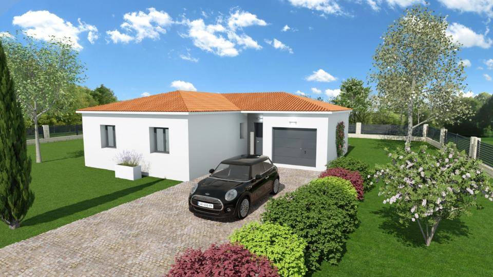 Programme terrain + maison à Bas-en-Basset en Haute-Loire (43) de 85 m² à vendre au prix de 257000€ - 1