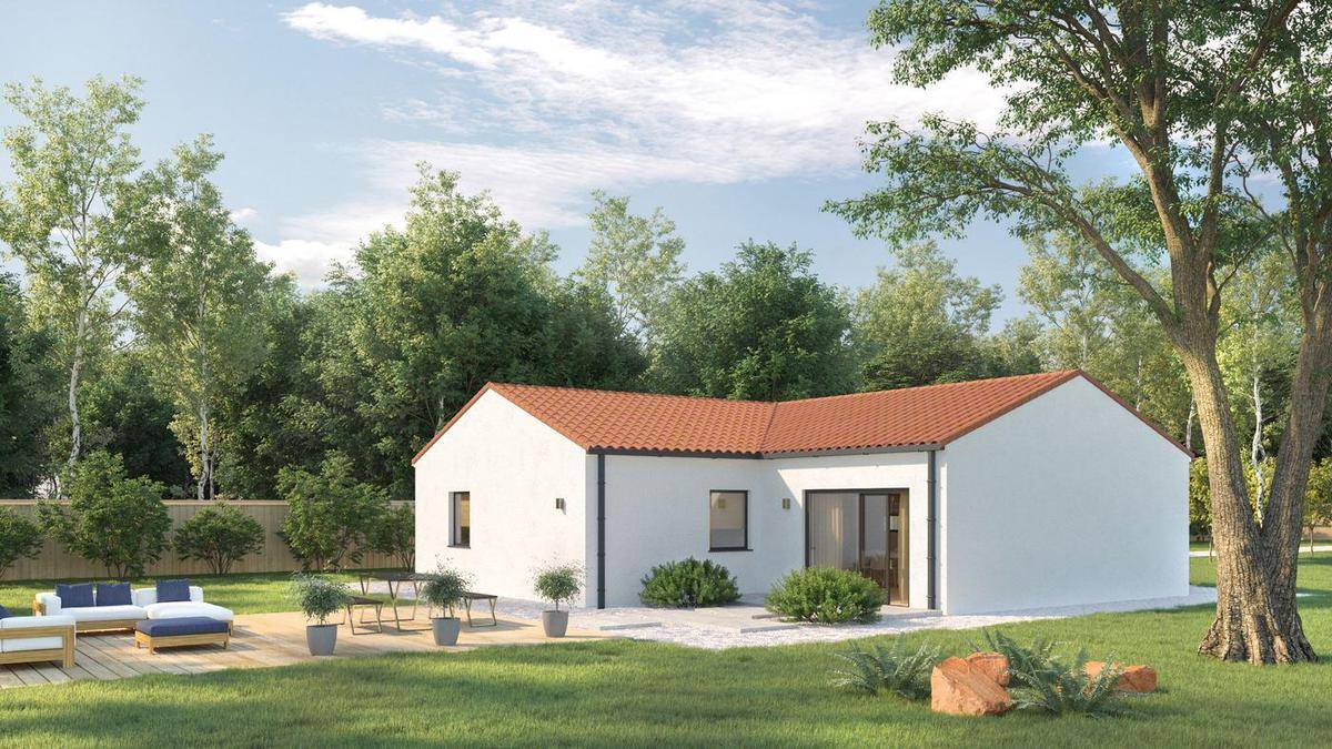 Programme terrain + maison à Saint-Jean-de-Liversay en Charente-Maritime (17) de 80 m² à vendre au prix de 207909€ - 1