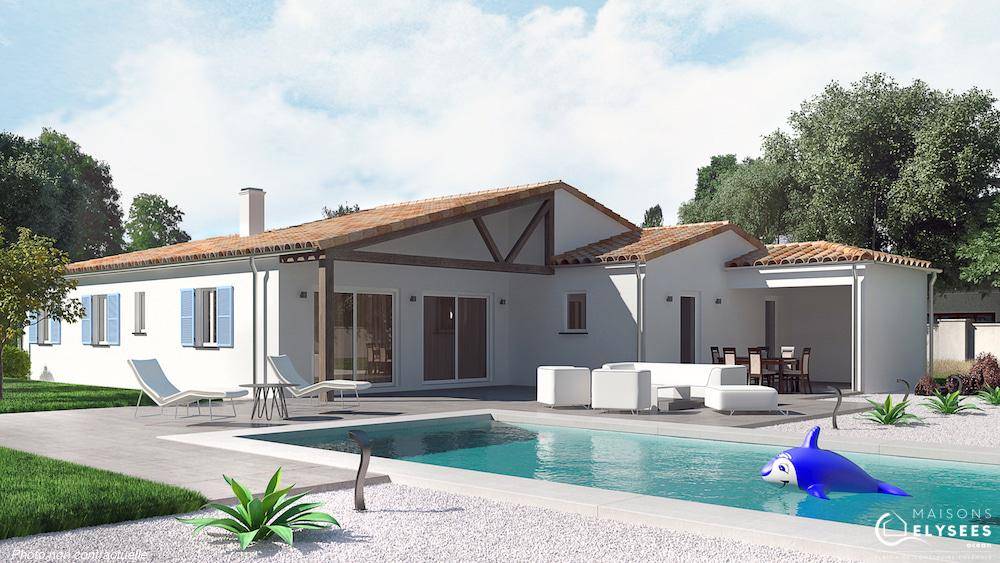 Programme terrain + maison à Ferrières en Charente-Maritime (17) de 103 m² à vendre au prix de 277405€ - 1