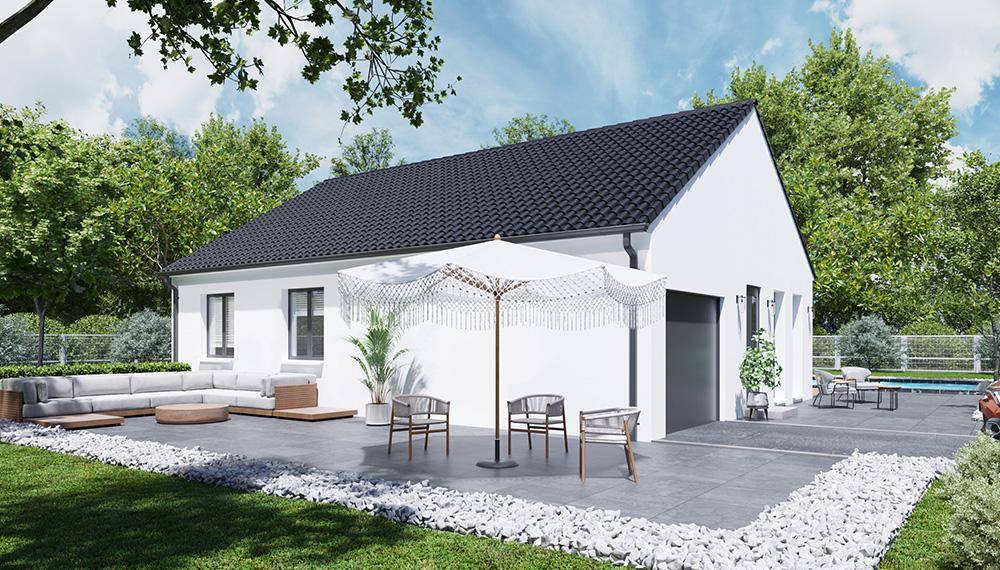 Programme terrain + maison à Montbéliard en Doubs (25) de 69 m² à vendre au prix de 207314€ - 2