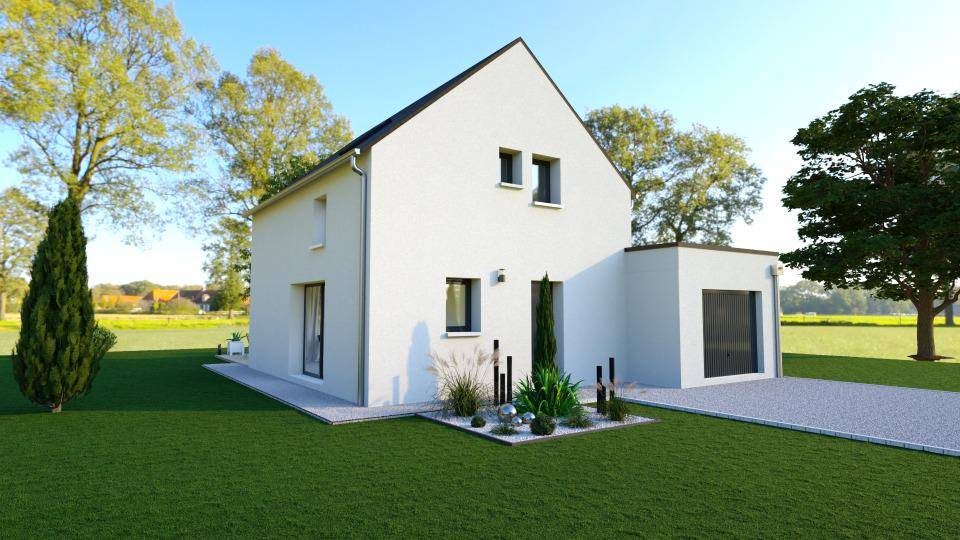 Programme terrain + maison à Plurien en Côtes-d'Armor (22) de 98 m² à vendre au prix de 257010€ - 2