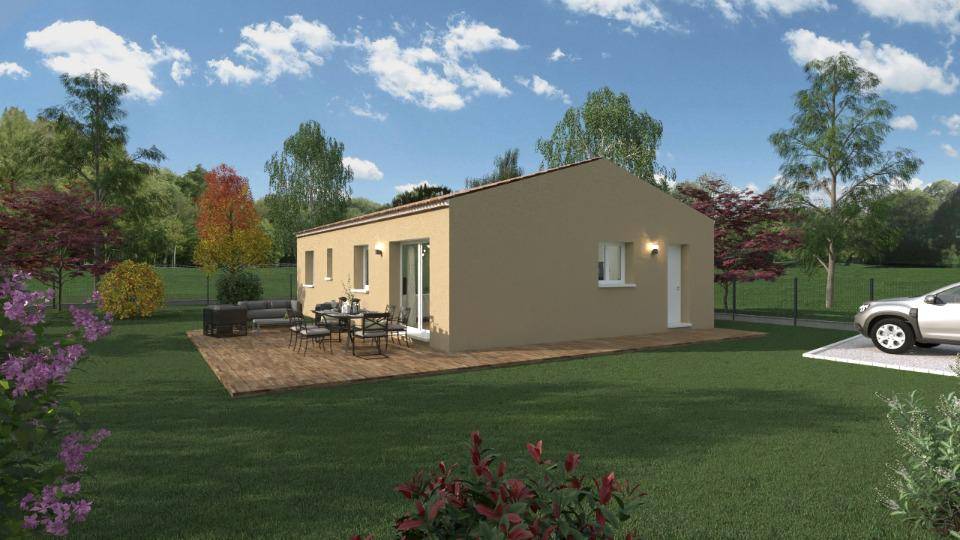 Programme terrain + maison à Nîmes en Gard (30) de 88 m² à vendre au prix de 237900€ - 1