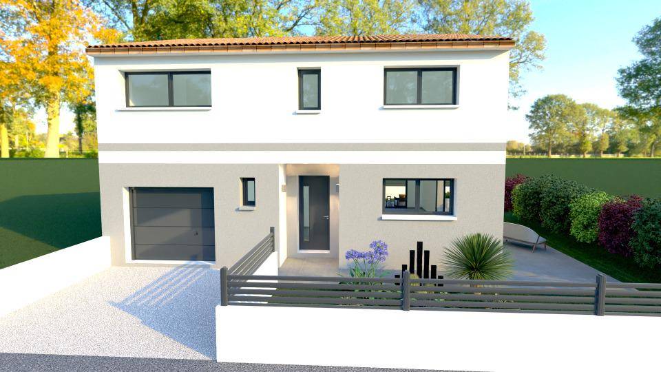 Programme terrain + maison à Millas en Pyrénées-Orientales (66) de 150 m² à vendre au prix de 439000€ - 1