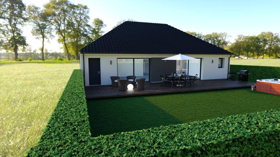 Programme terrain + maison à Lens en Pas-de-Calais (62) de 95 m² à vendre au prix de 238265€ - 3