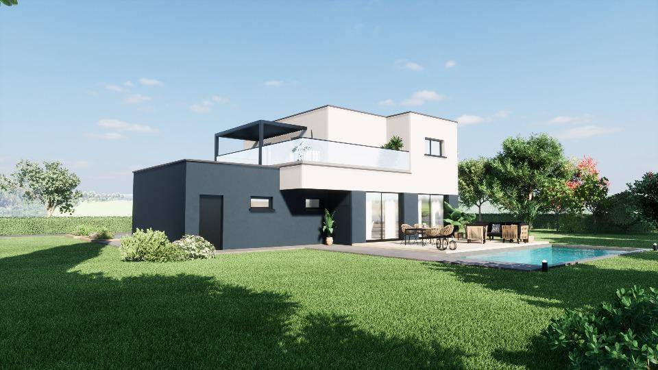 Programme terrain + maison à Colmar en Haut-Rhin (68) de 104 m² à vendre au prix de 402900€ - 3