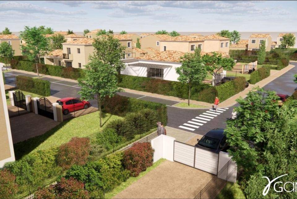 Terrain seul à Laudun-l'Ardoise en Gard (30) de 450 m² à vendre au prix de 77000€ - 1