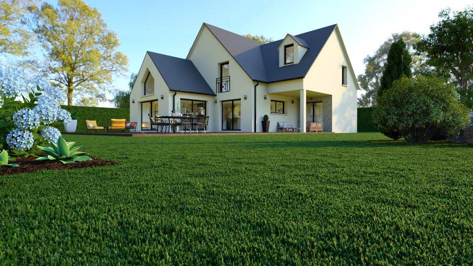 Programme terrain + maison à Grangues en Calvados (14) de 180 m² à vendre au prix de 603000€ - 1